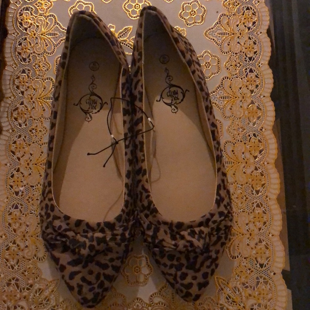 Leopard 🐆 design flats 🥿‼️